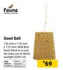 Fauna Seed Bell 135mm x 110mm x 110mm 628110