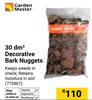 Garden Master 30 dm3 Decorative Bark Nuggets 775867