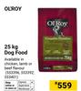 Ol'Roy 25Kg Dog Food 553396, 553392, 553401