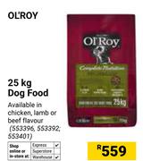Ol'Roy 25Kg Dog Food 553396, 553392, 553401