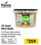 Fauna 25 Suet Mini Balls 572805