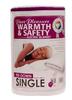 Pure Pleasure Single Non Fitted Electric Blanket White 81465248