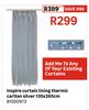 Inspire Curtain Lining Thermic Carlton Silver 135 x 265cm 81500973