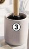 Sensea Toilet Brush Holder Lux Grey 81486168
