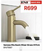 Sensea Mia Basin Mixer Brass H17cm 81471067
