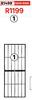 Boschendal Security Gate Black 813 x 2032mm 81483115