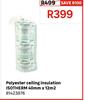 Isotherm Polyester Ceiling Insultion 40mm x 12Sqm 81423876