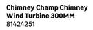 Chimney Champ Chimney Wind Turbine 300MM 81424251