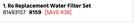 RO Replacement Water Filter Set 81493157