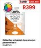 Colourtec Universal Gloss Enamel Paint (White) 81493149-5Ltr