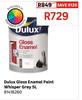 Dulux Gloss Enamel Paint (Whisper Grey) 81416260-5Ltr