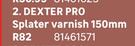 Dexter Spalter Varnish 150mm 81461571