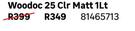 Woodoc 25 Clear Matt 81465713-1Ltr