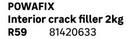 Powafix Interior Crack Filler 81420633-2kg