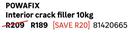 Powafix Interior Crack Filler 81420665-10Kg