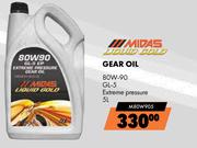 Midas Liquid Gold Gear Oil 80W-90 GL-5 M80W905-5Ltr 