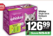 Whiskas Single Serve Multipack-12 Per Pack