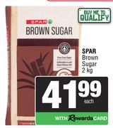 Spar Brown Sugar-2kg Each
