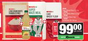 Spar Cake Wheat Flour 2.5kg + Spar Super Maize Meal 2.5kg-For All