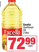 Excella Sunflower Oil-2Ltr Each
