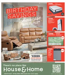 House & Home : Birthday Savings Showcase (20 April - 10 May 2026)
