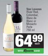 Van Loveren River Red, Colombar, Blanc De Blanc Or Moscato Perle-750ml