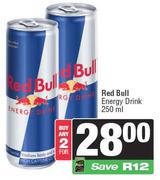 Red Bull Energy Drink-For 2 x 250ml