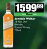 Johnnie Walker 18 Year Old Blended Scotch Whisky-750ml