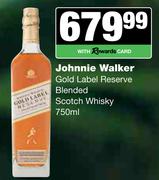 Johnnie Walker Gold Label Reserve Blended Scotch Whisky-750ml