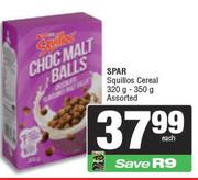 Spar Squillos Cereal Assorted-3520g-350g