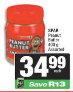 Spar Peanut Butter Assorted-400g