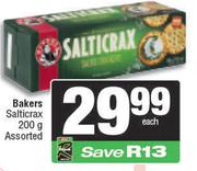 Bakers Salticrax Assorted-200g
