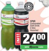Spar Carbonated Soft Drink Assorted-For 2 x 2L