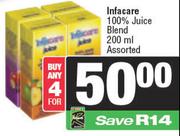Infacare 100% Juice Blend Assorted-200ml
