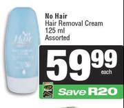No Hair Hair Removal Cream Assorted-125ml