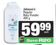 Johnson's Regular Baby Powder-400g