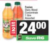 Fusion Dairy Blend Concentrate Assorted-For 2 x 1L