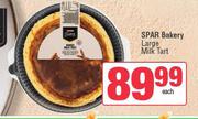 Spar Bakery Large Milk Tart
