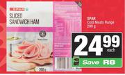 Spar Cold Meats Range-200g