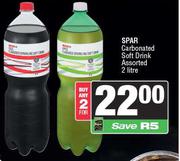Spar Carbonated Soft Drink Assorted-For 2 x 2L