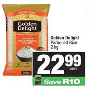 Golden Delight Parboiled Rice-2Kg
