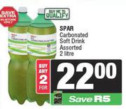 Spar Carbonated Soft Drink Assorted-For Any 2 x 2Ltr