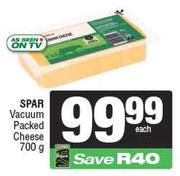Spar Vacuum Packed Cheese-700g