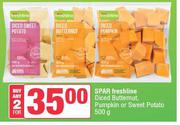 Spar Freshline Diced Butternut, Pumpkin Or Sweet Potato-For 2 x 500g
