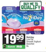 Nutriday Low Fat Smooth Yoghurt Assorted-6s