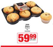 Spar Bakery Muffins Assorted-6s Per Pack