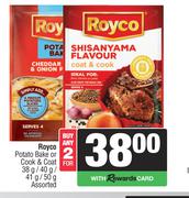 Royco Potato Bake Or Cook & Coat-For 2 x 38g/40g/41g/50g