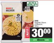 Spar Spaghetti, Elbows Or Macaroni-For 2 x 500g