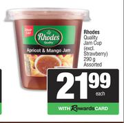 Rhodes Quality Jam Cup-290g