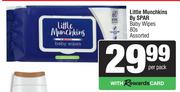 Little Munchkins By Spar Baby Wipes Assorted-80s Per Pack